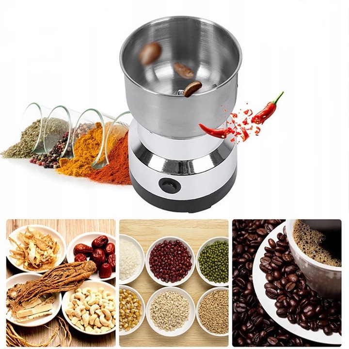 UNIWERSALNY MŁYNEK ELEKTRYCZNY AUTOMATYCZNY DO MIELENIA KAWY ORZECHÓW ZBÓRZ