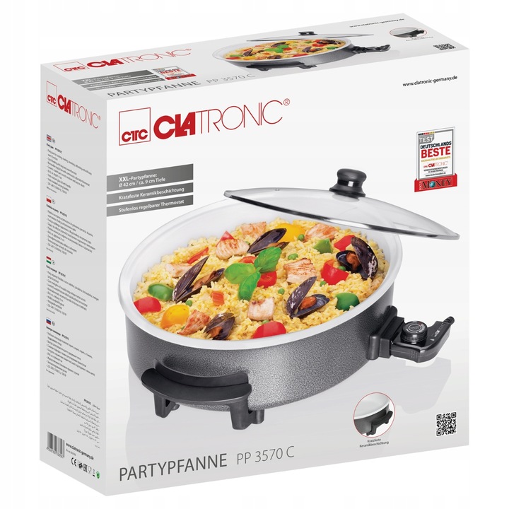 PATELNIA ELEKTRYCZNA CLATRONIC PP C Ø42 CM 263656