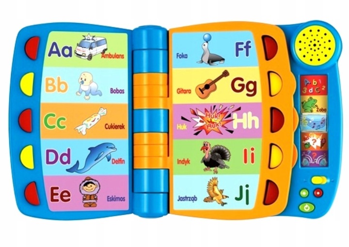 9019 Smily Play MÓWIĄCA KSIĄŻECZKA EDUKACYJNA UCZY KSIĄŻKA INTERAKTYWNA