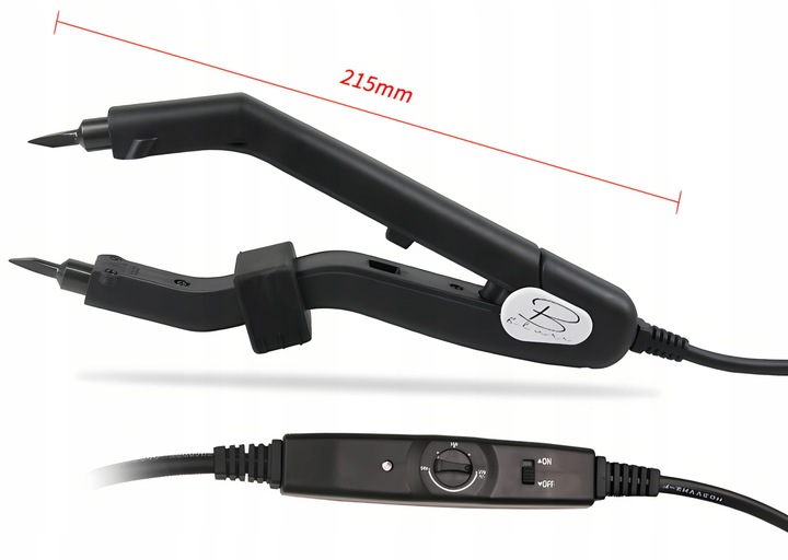 Zgrzewarka Do Przedłużania Włosów Keratyna Smukła Cienka Mini Końcówka