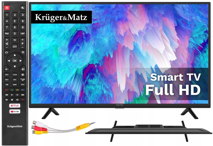 TELEWIZOR 40'' SMART TV FULL HD KRUGER MATZ DVB-T2