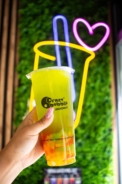 Żelki kokosowe - liczi / Coconout jelly Bubble Tea - 3,85 kg Crazy Bubble