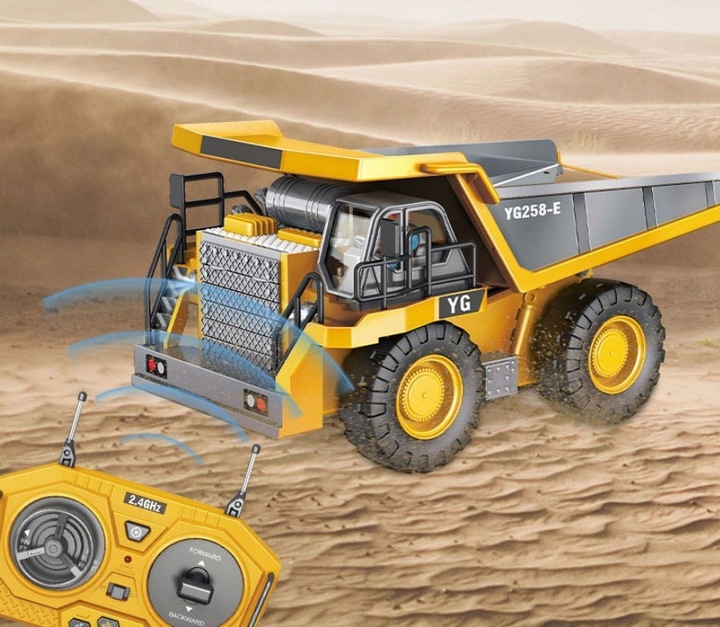 WYWROTKA ZDALNIE STEROWANA PILOTEM CIĘŻARÓWKA RC POJAZD MASZYNA BUDOWLANA