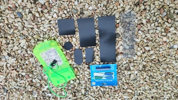 Zestaw Naprawczy Klej PCV Płynna Lata +6 Łat+Siatka Do Deski SUP PONTONU