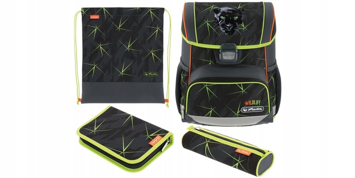 TORNISTER SZKOLNY HERLITZ LOOP PLUS PUMA ZESTAW KLASA 1-3