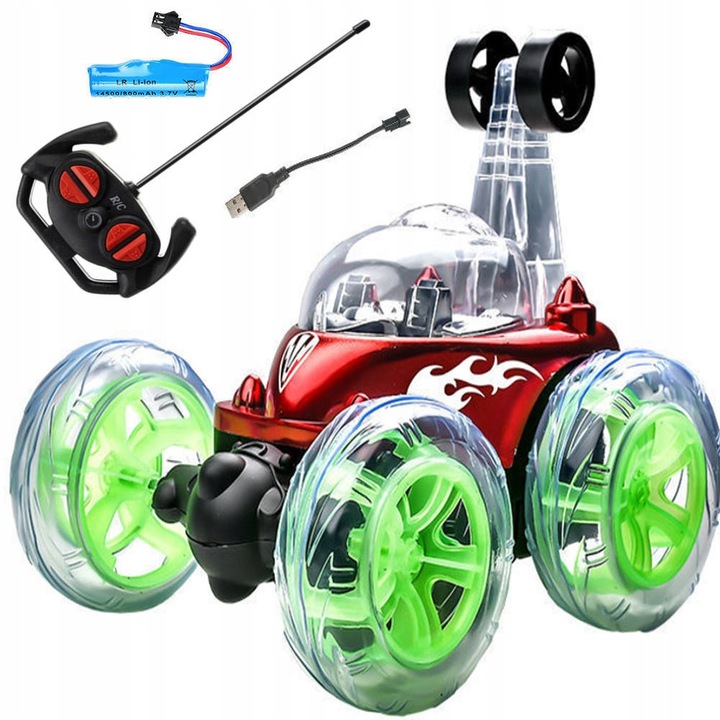 Auto Twister 360 Tańczący Samochód Kaskader XL Efekty Światła Kabel USB