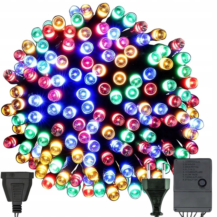 LAMPKI CHOINKOWE 1000 LED ZEW/WEW MULTIKOLOR 71M
