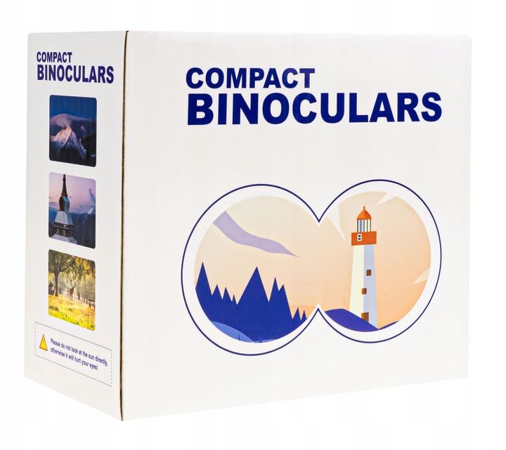 LORNETKA DLA DZIECI 8X21 OPTYKA ZOOM DZIEŃ I NOC LUPA KOMPAS + ETUI ZESTAW