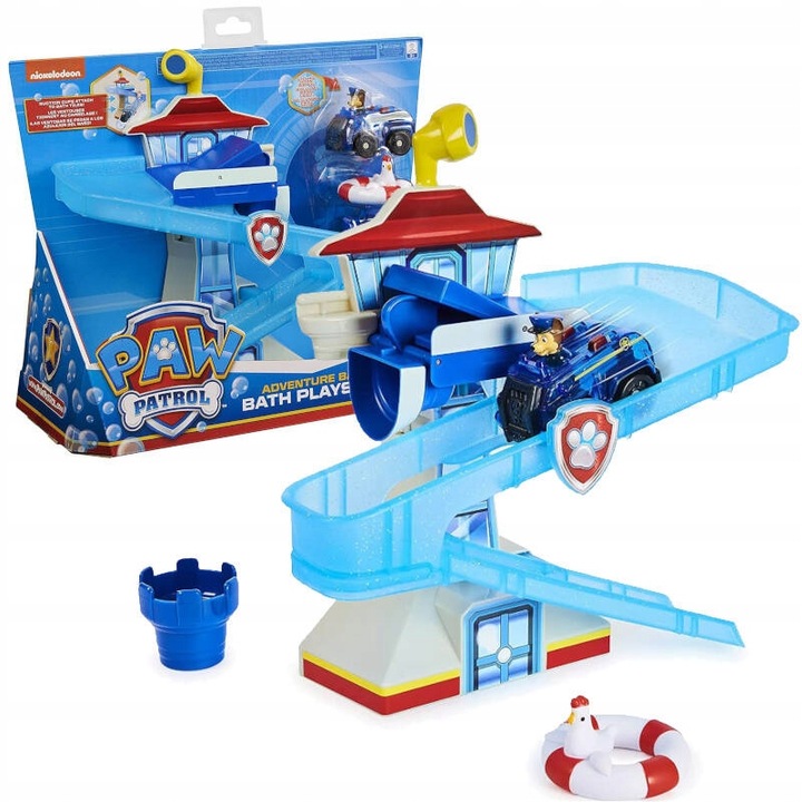 PSI PATROL ZESTAW DO KĄPIELI CHASE POJAZD SAMOCHÓD PAW