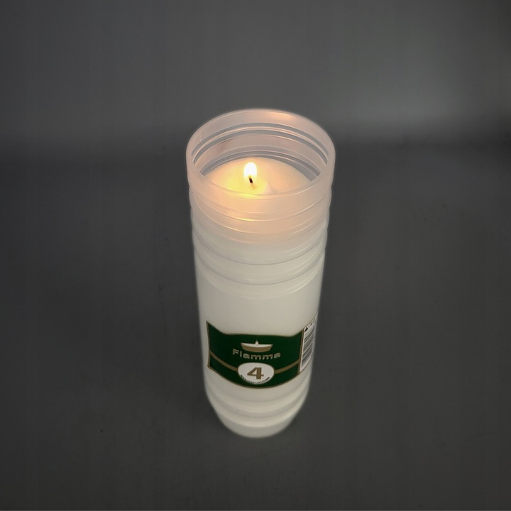 WKŁADY DO ZNICZY PARAFINOWE 4 DNI 96H 30 SZTUK ZNICZE + ZAPALNICZKA GRATIS