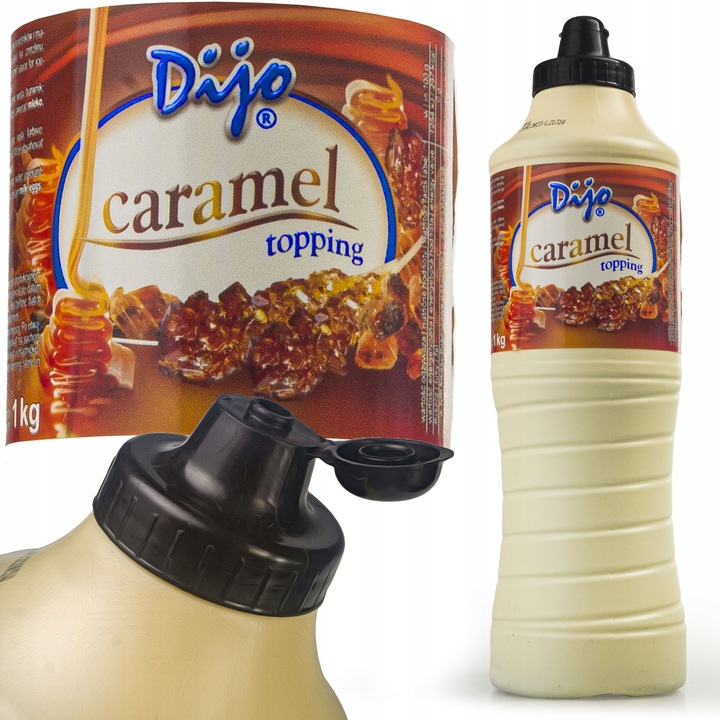 Sos Polewa do Lodów DIJO Topping 1kg Karmelowy
