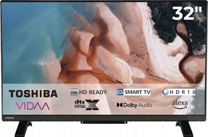 Telewizor Smart TV LED 32" TOSHIBA 32WV2E63DG VIDAA DVBT2 PVR Bluetooth HDR