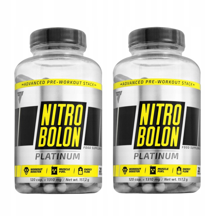 TREC NITROBOLON PLATINUM 120kaps. SIŁA POMPA MASA