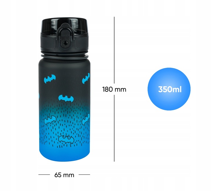 Tritanowa butelka do picia Gradient Batman Blue 350 ml