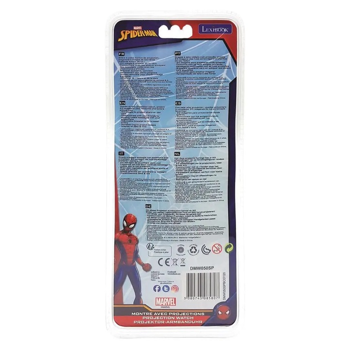 Zegarek z projektorem LEXIBOOK Spider Man DMW050SP