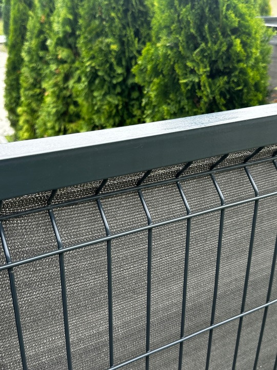 Siatka cieniująca 90% grafitowa maskująca 1,2x10m na płot ogrodzenie