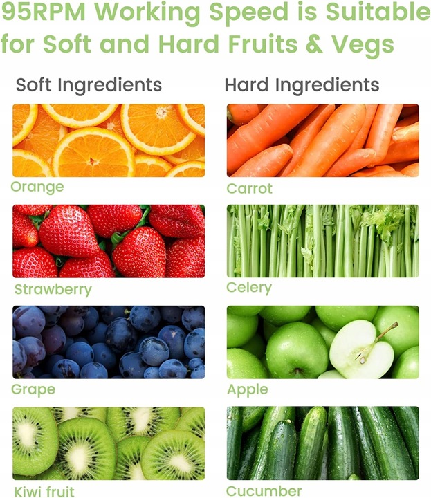 Wyciskarka Wolnoobrotowa do soku Fezen ZM1513 400W