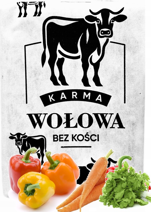 10 KG MIĘSO MROŻONE DLA PSA WOŁOWE BEZ KOŚCI WOŁOWINA BARF KARMA ŚWIEŻE