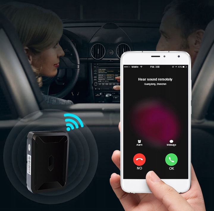 LOKALIZATOR GPS GT07A 10000mAh 120 DNI MAGNES PODSŁUCH APP BEZ ABONAMENTU