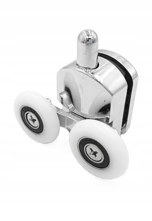 Komplet rolek kółek do drzwi kabiny prysznicowej górnych dolnych 23mm 8 szt