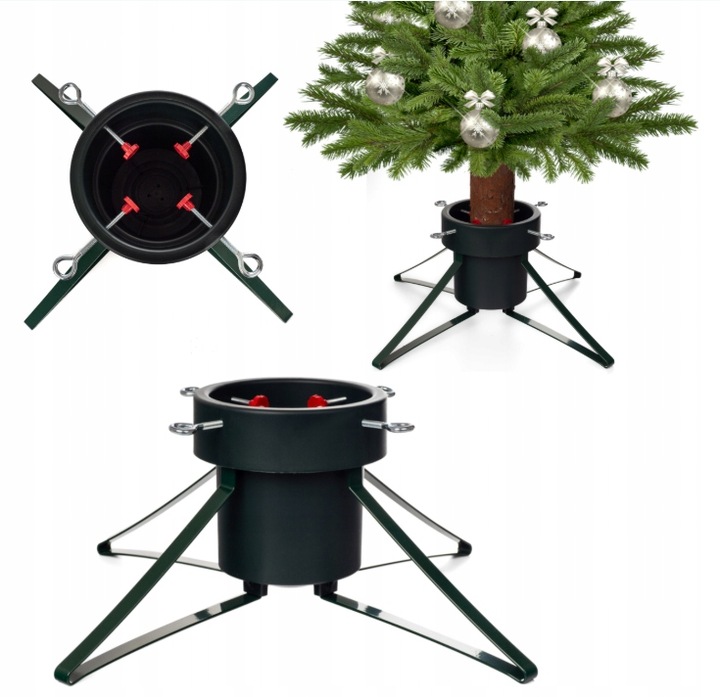 Duży Stojak CHOINKOWY XXL metalowy pod choinkę podstawka drzewko pojemnik