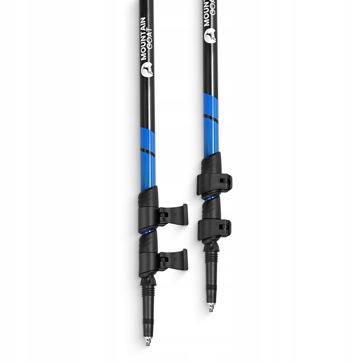 KIJE NORDIC WALKING KIJKI SKŁADANE REGULOWANE DO CHODZENIA TELESKOPOWE 4FIZ