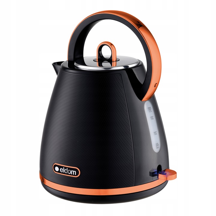 CZAJNIK ELEKTRYCZNY BEZPRZEWODOWY CZARNY 2200W 1,7l STRIX ELDOM C315c