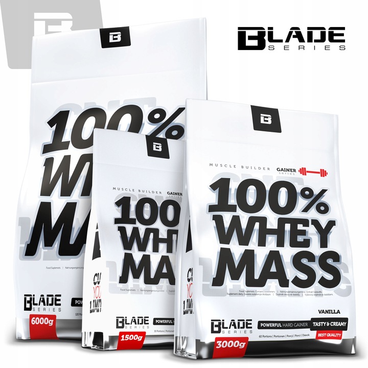 HI TEC BLADE 100% Whey Mass 6000g MASA GAINER