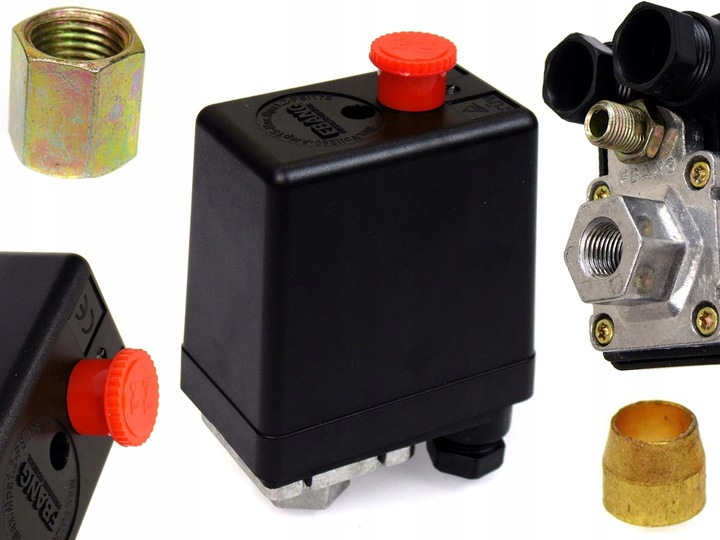 PRESOSTAT 1F włącznik wyłącznik ciśnieniowy do kompresor olejowy sprężarka