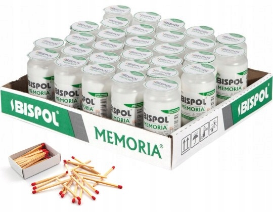 BISPOL Wkłady do zniczy olejowe WO2 48H 30szt.