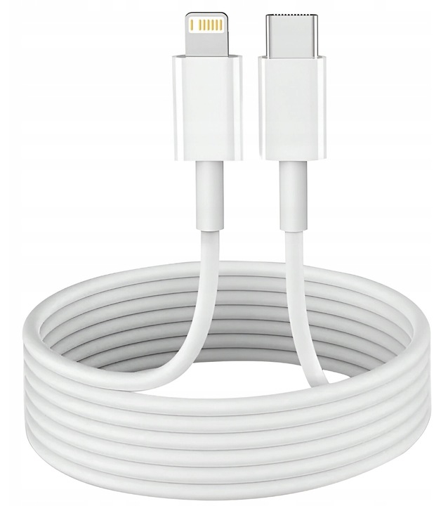 SZYBKA ŁADOWARKA DO IPHONE KOSTKA 20W + KABEL 2M / USB-C - IPHONE LIGHTING
