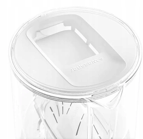 Dzbanek filtrujący Wessper D2 Borosilicate 3 l biały + filtr