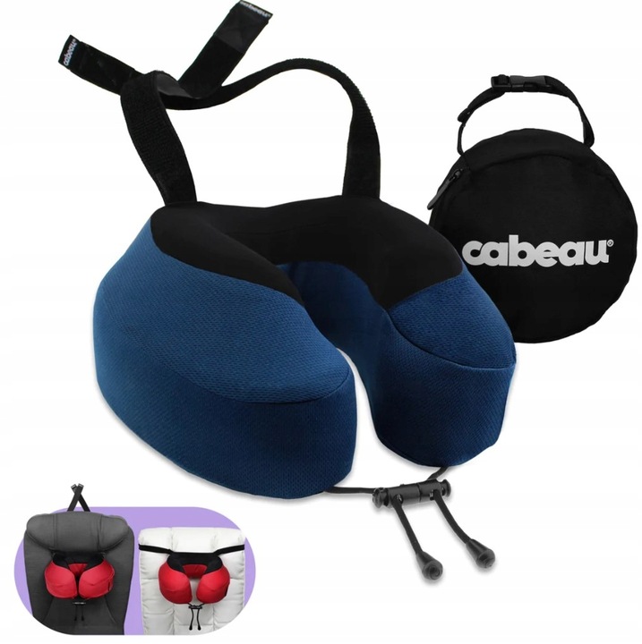 Poduszka na szyję podróżna Evo S3 Cabeau indygo