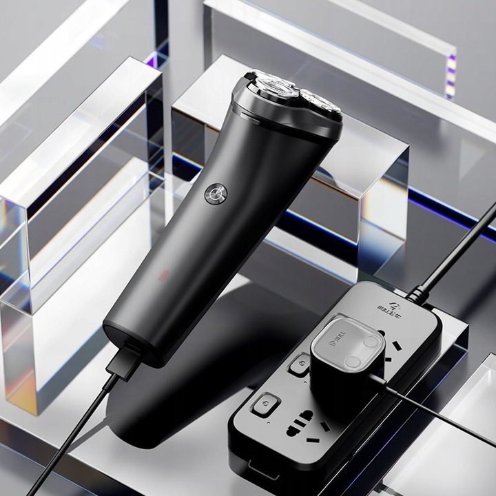 GOLARKA MĘSKA ELEKTRYCZNA MASZYNKA DO GOLENIA AKUMULATOROWA WŁOSÓW BRODY 3D