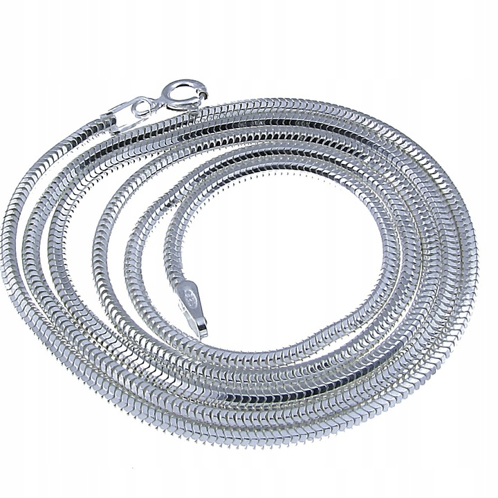 Łańcuszek srebrny żmijka 70 cm