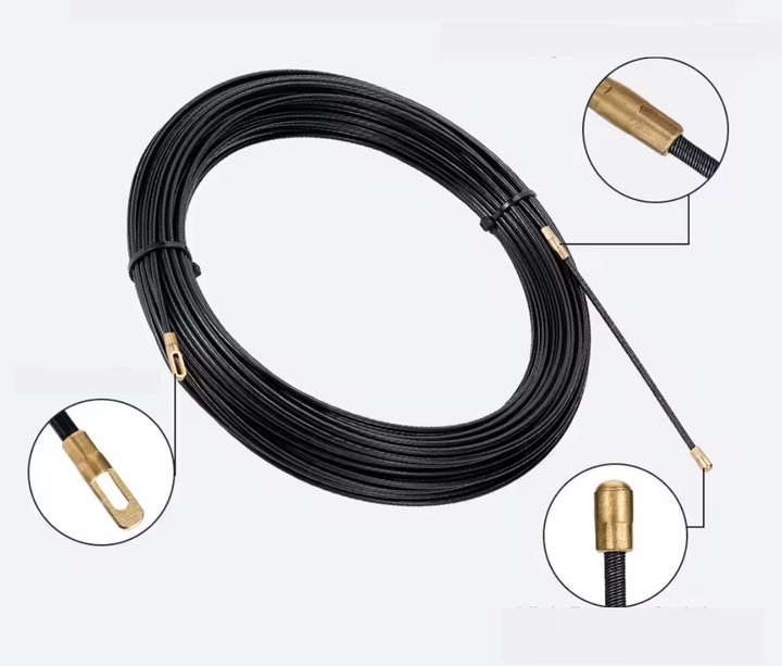 PILOT LINKA do przeciągania kabli WŁÓKNO fi 4 30m