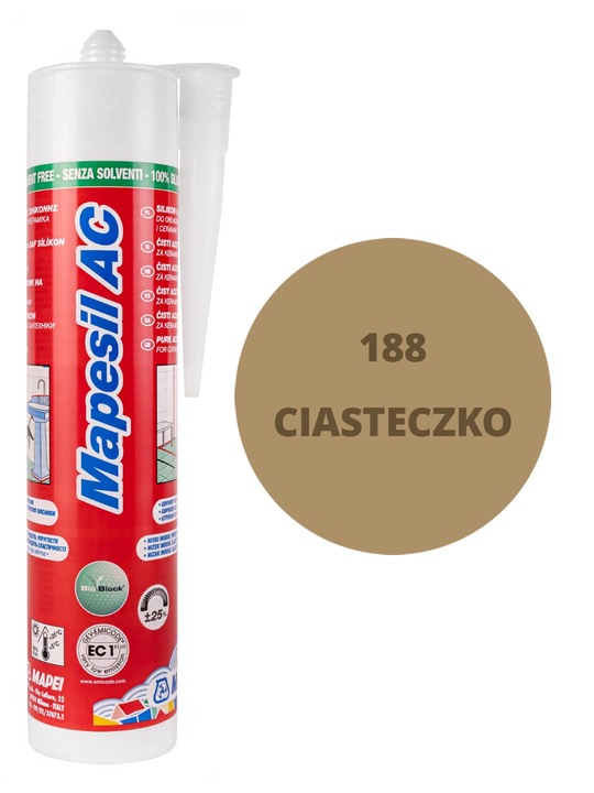 silikon Mapei MAPESIL AC 310ml 188 ciasteczko