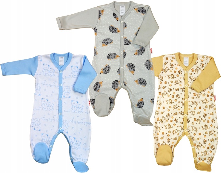 PAJAC rozpinany 3PAK Bawełna 100% r 56 KLEKLE