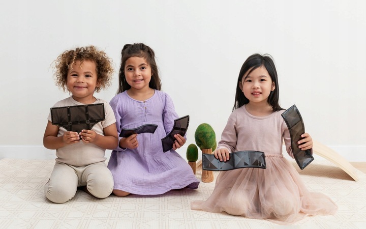 Klocki magnetyczne drogi Creative Roads Pack 48 elementów Connetix