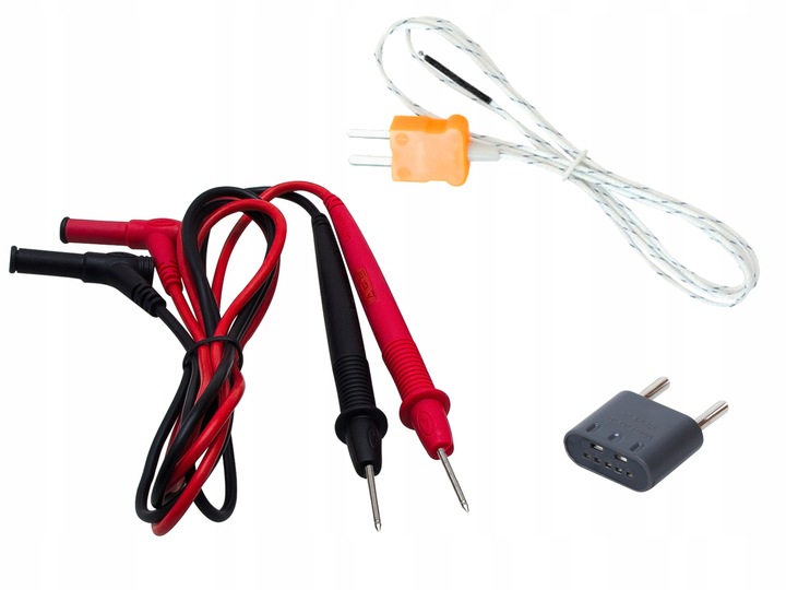 PROFESJONALNY MULTIMETR MIERNIK CYFROWY PRĄDU TEMPERATURY BATERIA SONDA LCD