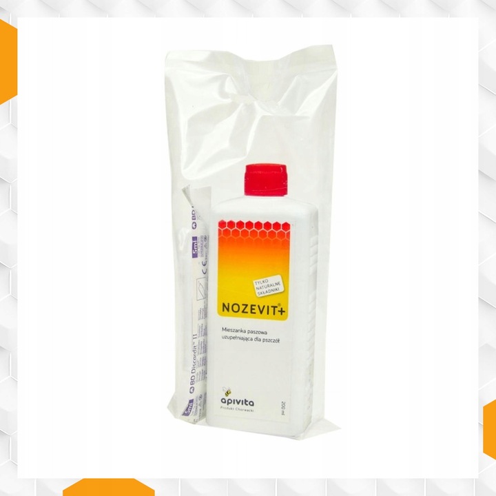 Nozevit PLUS mieszanka paszowa dla pszczół do ula pasieki Apivita 200 ml