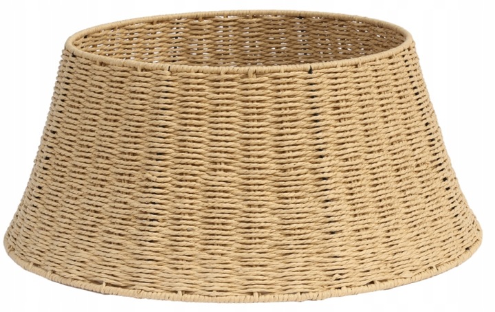 NATURALNA OSŁONA CHOINKOWA W STYLU BOHO RATTAN NA DONICĘ STOJAK POD CHOINKĘ