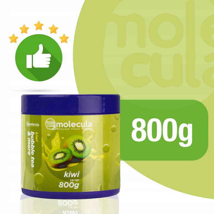 Molecula - KULKI do BUBBLE TEA - 0.8kg - MOLEKULARNY KAWIOR - KIWI