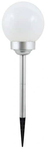lampa solarna MLECZNA KULA lampka 15cm 4 LED P-015