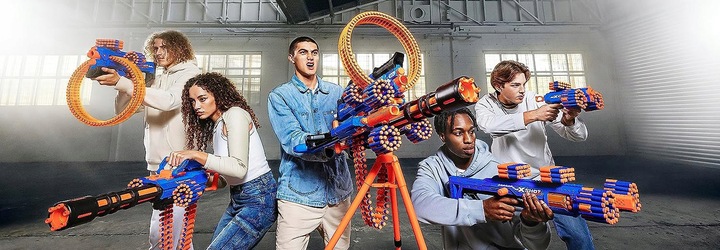 MINIGUN AUTOMATYCZNY X-SHOT INSANITY KARABIN RAGE FIRE 72 STRZAŁKI