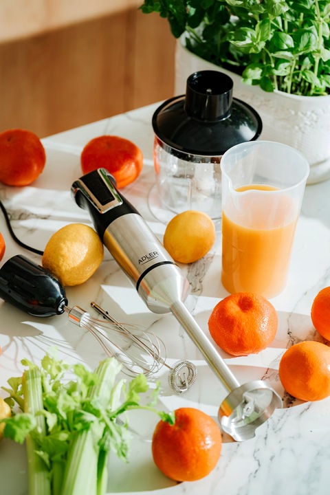 BLENDER RĘCZNY MIKSER 20 PRĘDKOŚCI TURBO 1800W ROZDRABNIACZ LODU SPIENIACZA