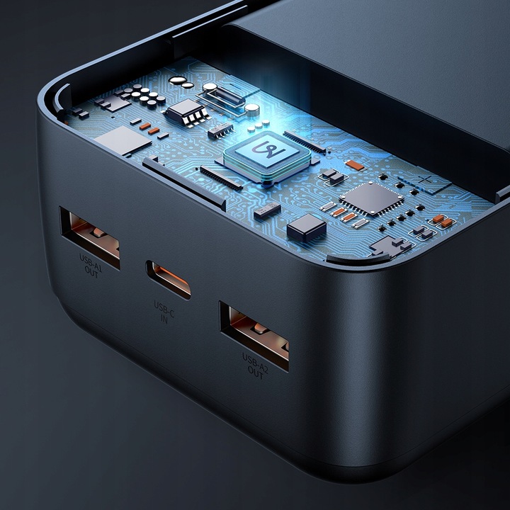 MCDODO POWERBANK 30000MAH Z WYŚWIETLACZEM 2X USB USB-C 2A 10W + KABEL USB-C