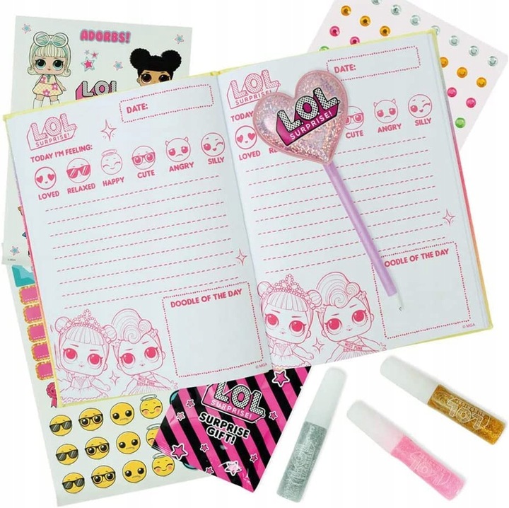 LOL SURPRISE BROKATOWY PAMIĘTNIK L.O.L NOTES ALBUM