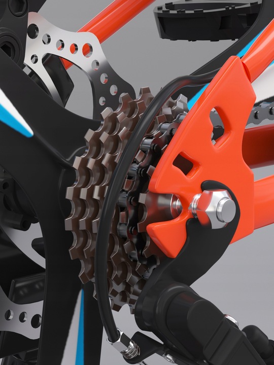 ROWER DZIECIĘCY ROWEREK 20 CALI TARCZE KOŁA BOCZNE AMORTYZATOR PRZERZUTKI