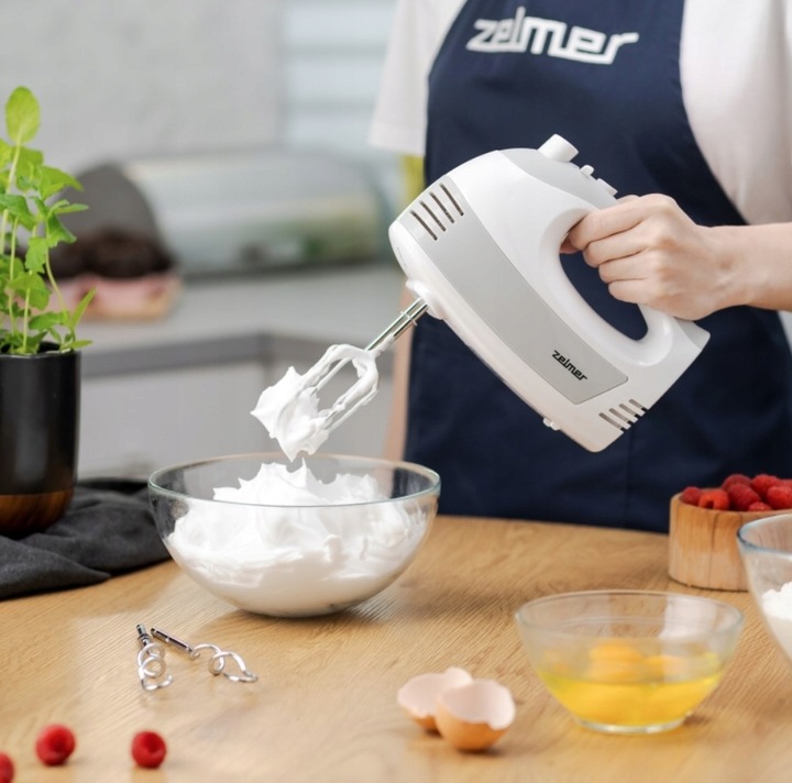 Mikser ręczny Zelmer ZHM2450 700W Biały 5 prędkości Funkcja Turbo